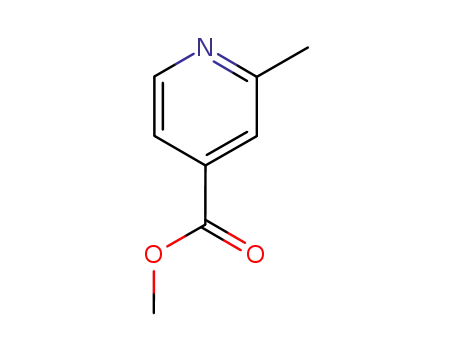 Molecular Structure of 16830-24-3 (2-methyl-4-pyridinecarboxylic acid methyl ester)