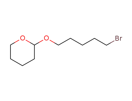 Molecular Structure of 37935-47-0 (2H-Pyran, 2-[(5-bromopentyl)oxy]tetrahydro-)