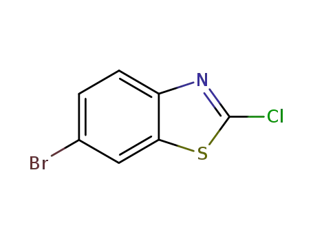 Molecular Structure of 80945-86-4 (6-Bromo-2-chlorobenzothiazole)