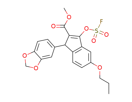 (S)-methyl 1-(1,3-benzodioxol-5-yl)-3-[(fluorosulfonyl)oxy]-5-propoxy-1H-indene-2-carboxylate