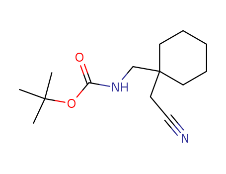 Carbamic acid, [[1-(cyanomethyl)cyclohexyl]methyl]-, 1,1-dimethylethyl
ester