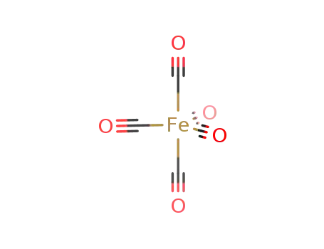 Molecular Structure of 13463-40-6 (Ironpentacarbonyl)