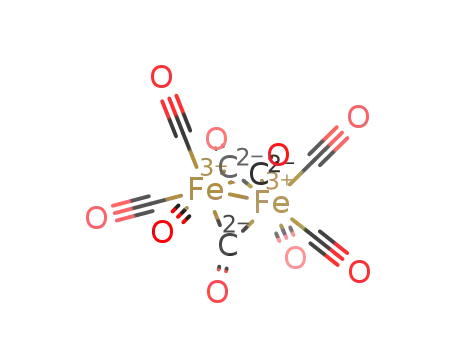 Molecular Structure of 15321-51-4 (DIIRON NONACARBONYL)