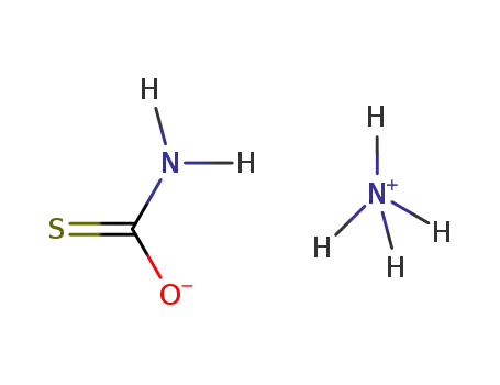 Molecular Structure of 16687-42-6 (AMMONIUM THIOCARBAMATE)
