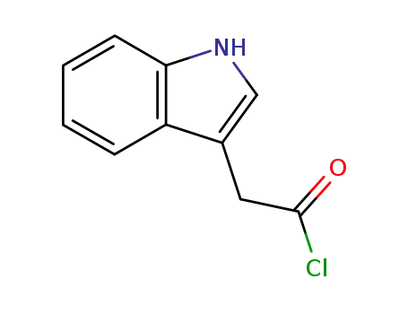 1H-indol-3-yl)acetyl chloride
