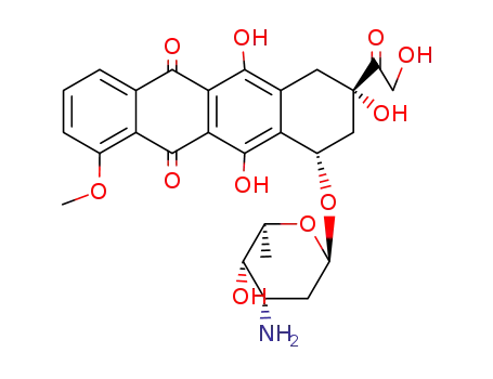 (7S,9S)-7-[[(4S,5S,6S)-4-amino-5-hydroxy-6-methyl-2-oxanyl]oxy]-6,9,11-trihydroxy-9-(2-hydroxy-1-oxoethyl)-4-methoxy-8,10-dihydro-7H-tetracene-5,12-dione