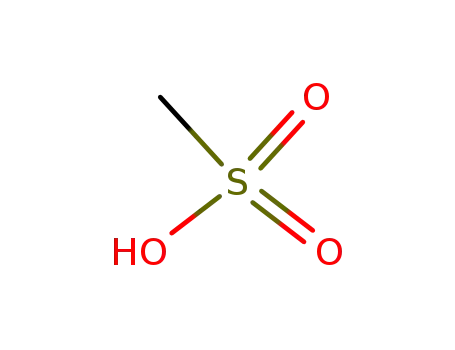 Molecular Structure of 75-75-2 (Methanesulfonic acid)