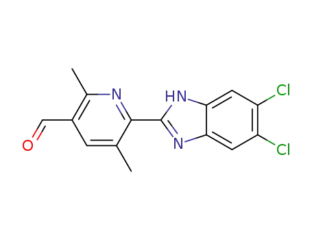 5,6-dichloro-2-(5-formyl-3,6-dimethylpyridin-2-yl)benzimidazole