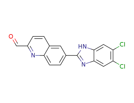 5,6-dichloro-2-(2-formylquinoline-6-yl)benzimidazole