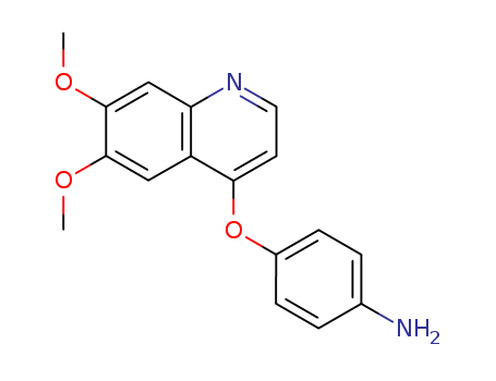 4-[(6,7-dimethoxy-4-quinolinyl)oxy]-Benzenamine
