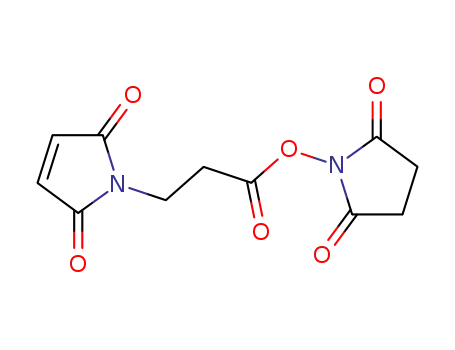 Molecular Structure of 55750-62-4 (N-Succinimidyl 3-maleimidopropionate)