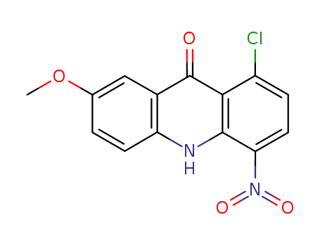 1-chloro-7-methoxy-4-nitro-10H-acridin-9-one