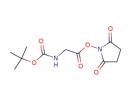 Molecular Structure of 3392-07-2 (BOC-GLY-OSU)