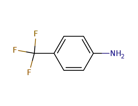 Molecular Structure of 455-14-1 (4-Aminobenzotrifluoride)