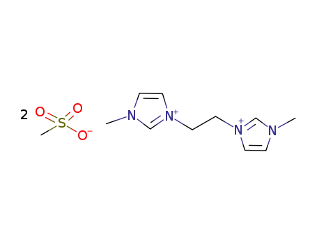 1,2-bis(3-methylimidazolium-1-yl)ethane di(methanesulfonate)