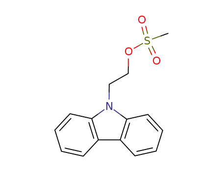 methanesulfonic acid 2-carbazol-9-ylethyl ester