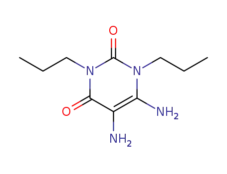 Molecular Structure of 81250-34-2 (5,6-Diamino-1,3-dipropyluracil)