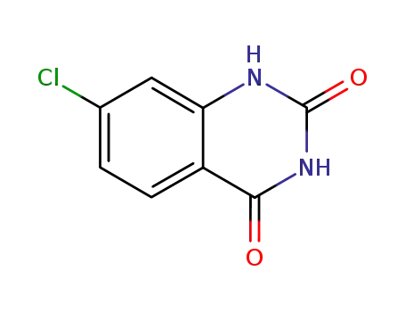 Molecular Structure of 13165-35-0 (7-chloroquinazoline-2,4(1H,3H)-dione)
