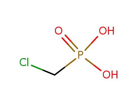 Molecular Structure of 2565-58-4 (CHLOROMETHYLPHOSPHONIC ACID)