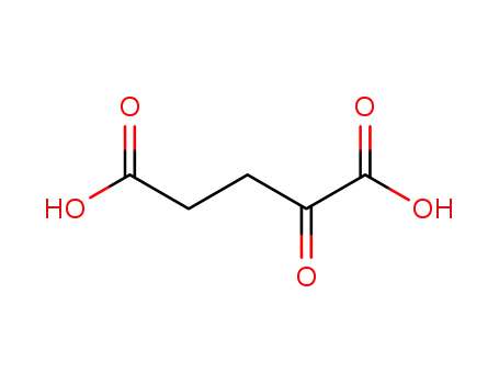 Molecular Structure of 328-50-7 (2-Ketoglutaric acid)