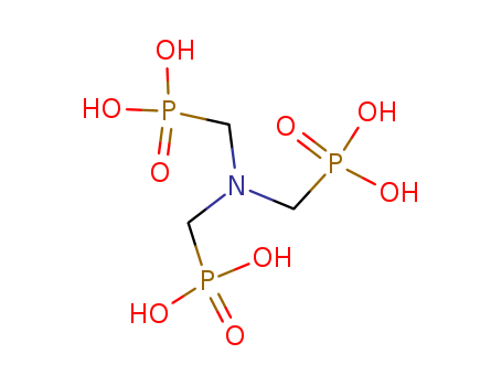 6419-19-8,Amino tris(methylene phosphonic acid),Phosphonicacid, [nitrilotris(methylene)]tri- (6CI,7CI,8CI);Phosphonic acid,[nitrilotris(methylene)]tris- (9CI);1,1,1-Nitrilotris(methylphosphonic acid);ATMP (phosphonic acid);Aminotri(methylenephosphonic acid);Briquest 301;Briquest 301-50A;Chelest PH320;Cublen AP 1;Dequest 2000;Dequest 2001;Ferrofos 509;Mayoquest 1320;NTP-A;Nitrilo-N,N,N-trimethylenephosphonic acid;Nitrilotrimethanephosphonic acid;Sequion 20H45;Sequion OA;Unihib 305;WSI 3300;[Nitrilotris(methylene)]triphosphonic acid;a,a',a''-Aminotris(methylphosphonicacid);
