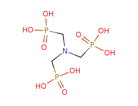 Molecular Structure of 6419-19-8 (Phosphonic acid,P,P',P''-[nitrilotris(methylene)]tris-)