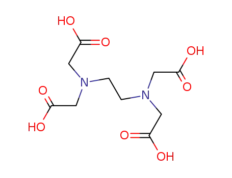 Molecular Structure of 60-00-4 (Ethylenediaminetetraacetic acid)