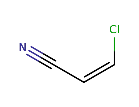 Molecular Structure of 3721-37-7 (2-Propenenitrile, 3-chloro-, (Z)-)