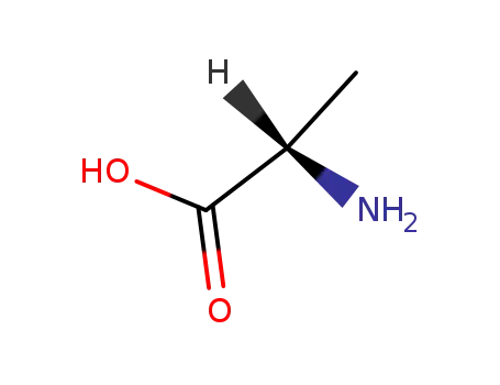 Molecular Structure of 56-41-7 (L-alpha-Alanine)