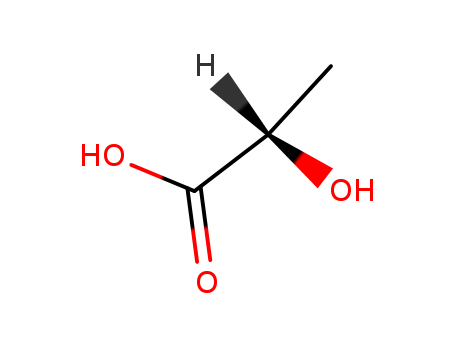 79-33-4,L(+)-Lactic acid,Lacticacid, L- (8CI);Propanoic acid, 2-hydroxy-, (S)-;(+)-Lactic acid;(S)-(+)-Lactic acid;(S)-2-Hydroxypropanoic acid;(S)-Lactic acid;Espiritin;HiPure 90;Propanoic acid,2-hydroxy-, (2S)-;L-(+)-a-Hydroxypropionic acid;L-Lactic acid;Paralactic acid;Sarcolactic acid;Tisulac;d-Lactic acid;