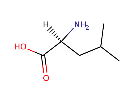 Molecular Structure of 61-90-5 (L-Leucine)