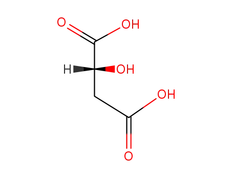 Molecular Structure of 636-61-3 (D(+)-Malic acid)