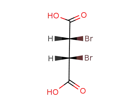 Molecular Structure of 608-36-6 (meso-2,3-Dibromosuccinic acid)