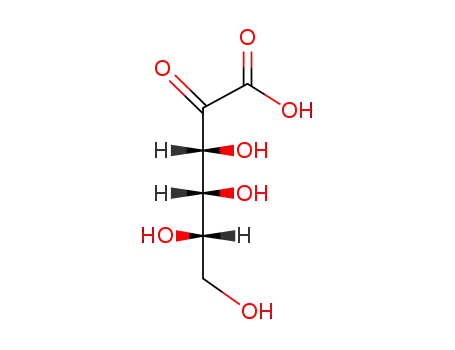 Molecular Structure of 91548-32-2 (3,4,5,6-tetrahydroxy-2-oxo-hexanoic acid)