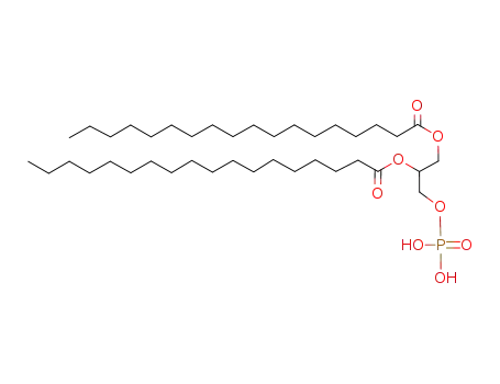 Molecular Structure of 17966-25-5 (1-[(phosphonooxy)methyl]ethane-1,2-diyl distearate)