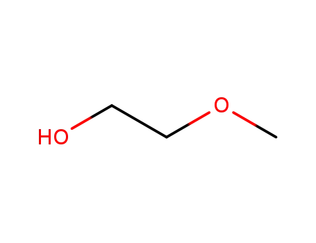 Molecular Structure of 109-86-4 (2-Methoxyethanol)