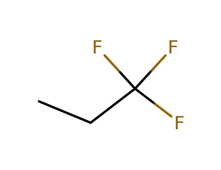 Molecular Structure of 421-07-8 (1,1,1-TRIFLUOROPROPANE)