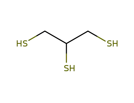 Molecular Structure of 4756-13-2 (propane-1,2,3-trithiol)