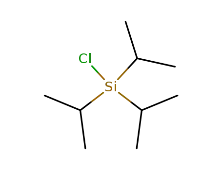 Molecular Structure of 13154-24-0 (Triisopropylsilyl chloride)