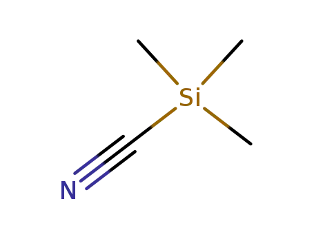 Molecular Structure of 7677-24-9 (Trimethylsilyl cyanide)