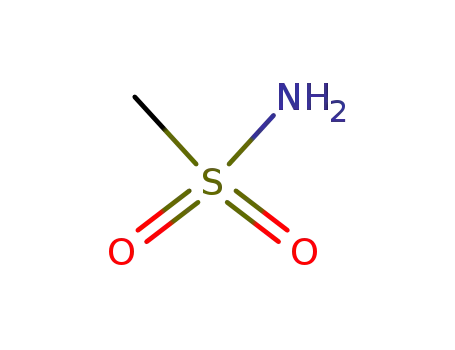 Molecular Structure of 3144-09-0 (Methanesulfonamide)