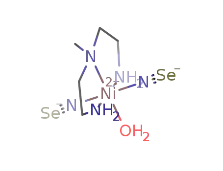 (bis(2-aminoethyl)methylamine)nickel(II)di(selenocyanate)(H2O)