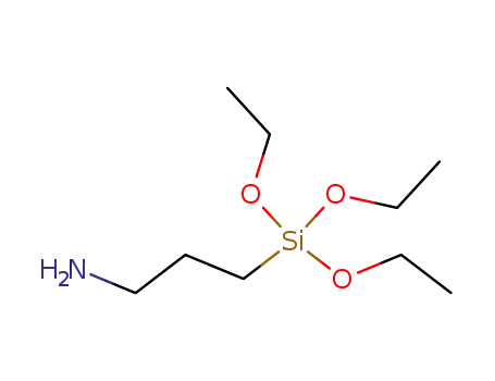Molecular Structure of 919-30-2 (3-Aminopropyltriethoxysilane)