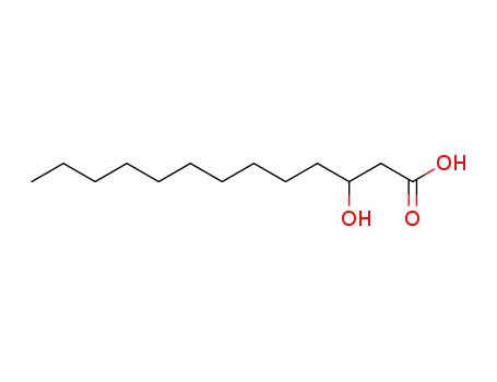 Molecular Structure of 32602-69-0 (3-HYDROXYTRIDECANOIC ACID)