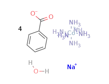 sodium hexaamminecobalt(III) benzoate monohydrate