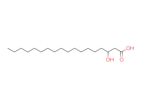 Molecular Structure of 17773-30-7 (rac-3-Hydroxyoctadecanoic Acid)