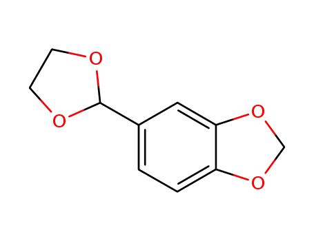 Molecular Structure of 4405-18-9 (5-(1,3-dioxolan-2-yl)benzo-1,3-dioxole)