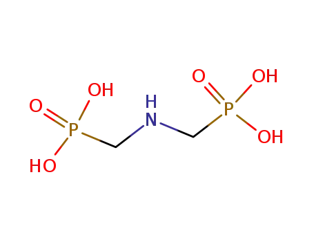 Molecular Structure of 17261-34-6 (IMINO-BIS(METHYLPHOSPHONIC ACID))