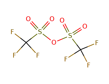 Molecular Structure of 358-23-6 (Trifluoromethanesulfonic anhydride)