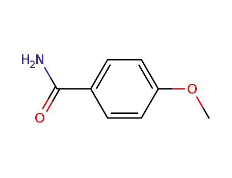 Molecular Structure of 3424-93-9 (4-Methoxybenzamide)